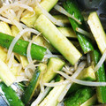 チャンミネ's cooksnap of when they made 簡単ピリ辛☆もやし胡瓜の中華和え.
