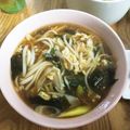 ∞らら∞'s cooksnap of when they made 卵ワカメのあんかけうどん.