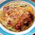 chibibell's cooksnap of when they made オージーお好み焼き(現地校調理実習).
