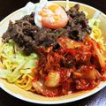 けーさま。's cooksnap of when they made とろとろ玉子のピリ辛韓国風パスタ.