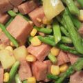 Greenbelt's cooksnap of when they made スパムで♪じゃが芋とアスパラのマヨ炒め.