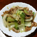 athesca's cooksnap of when they made 豚バラと青梗菜の炒め物.