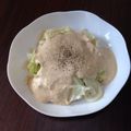 たなばたねずみ's cooksnap of when they made 豆腐ソースで食べるサラダうどん.