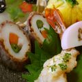 yuki808's cooksnap of when they made おせちに☆三色野菜のちくわ牛肉巻き.
