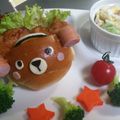 あつゆとママ's cooksnap of when they made ＊キャラパン＊ロールパンＤＥブーブーカー.