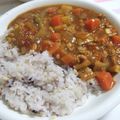 さざえ2007's cooksnap of when they made 鳥挽肉のトマト風味カレー☆玄米ご飯で.