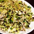 にゃん♪にゃん♪'s cooksnap of when they made 大根の葉っぱとキャベツのナムル風☆.