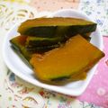 あーもこ's cooksnap of when they made スライス済み冷凍カボチャの煮物.