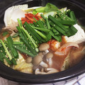 どる嫁's cooksnap of when they made 自家製スープで＊簡単キムチチゲ＊.