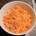 Cocosouris's cooksnap of when they made たらこのにんじんしりしり.