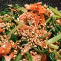 桃の香's cooksnap of when they made 硬い水菜を美味しく頂く！おひたし.