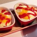 めぎゅんぎゅん's cooksnap of when they made ポテサラでチーズと卵のココット焼き.