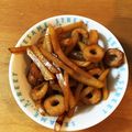 riepon９２１４'s cooksnap of when they made じゃが芋とちくわのキンピラ.
