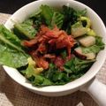 Walnut1107's cooksnap of when they made まぐろとキムチでユッケ丼。.