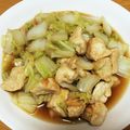 風★鈴's cooksnap of when they made 鶏むね肉と白菜の煮物☆めんつゆで♪.