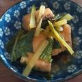 みきぶぅぶぅ's cooksnap of when they made 青梗菜と油揚げの煮浸し.