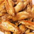 ぽーちゃむー's cooksnap of when they made 手羽中の甘辛たれ炒め.