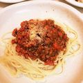 saku39717's cooksnap of when they made ミートスパゲティ✨.