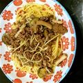 appi_maron's cooksnap of when they made 挽肉・ナス・エリンギの和パスタ.