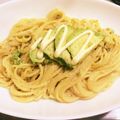 きららんらん☆'s cooksnap of when they made 牛乳でつくるタラコアボカドクリームスパ.