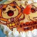 ドニオ's cooksnap of when they made ジバニャンのキャラケーキ.
