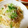 ほろか's cooksnap of when they made ○胡麻ダレ・和風なパスタ○.
