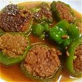 クック1W6D2V☆'s cooksnap of when they made 中華風♪ピーマンの肉詰め.