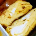 ☆きくりんこ☆'s cooksnap of when they made 丸いフライパンで作る、卵1つの卵焼き.