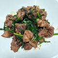 okamelove's cooksnap of when they made ニラと砂肝のスタミナ炒め.