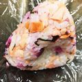mtone's cooksnap of when they made ほんのりピンク色♡鮭&しそのまぜご飯.