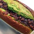 らくしぃ's cooksnap of when they made ホットケーキＭＩＸ♪抹茶あずきパウンド♪.