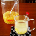 キッチン106's cooksnap of when they made 風邪ひき始め喉の痛みに 柚子の砂糖漬け.