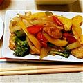 xairx's cooksnap of when they made とり肉とカラフル野菜の旨から炒め.