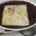 モモンガの娘's cooksnap of when they made 簡単お餅のカレーグラタン.