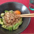 xxモコごんxx's cooksnap of when they made アボ納豆の卵マヨうどん.