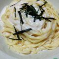 うしにく's cooksnap of when they made 明太クリームパスタ.