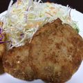 にしぴー☆'s cooksnap of when they made パパ絶賛おかず！メンチカツ☆簡単☆写真付.