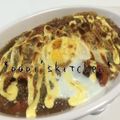 papikun's cooksnap of when they made 卵とろぉ〜り餅カレーグラタン.
