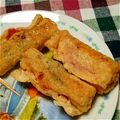 ぴれん's cooksnap of when they made おあげのカリカリ串焼き。.
