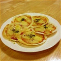 NKTキッチン's cooksnap of when they made 餃子の皮で♪簡単おいしい♪ミニピザ☆.