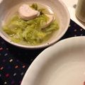 ポヨちママ's cooksnap of when they made 厚揚げ&鶏肉&白菜の簡単煮物.