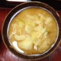こたつねこくん's cooksnap of when they made じゃがいも★ｷｬﾍﾞﾂの味噌汁.