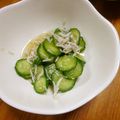 ラブリークッキー's cooksnap of when they made きゅうりとジャコの酢の物♪.