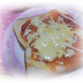 ゆけり３兄弟's cooksnap of when they made 朝食♡ごまとオリーブオイルのピザトースト.