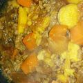 hamanny's cooksnap of when they made さつま芋とひき肉のホッコリ煮.