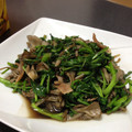 mraiya's cooksnap of when they made ☆ハマる！クレソンと舞茸のベーコン炒め☆.
