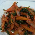 紗由紀's cooksnap of when they made 葉つき人参まるごとキンピラ.