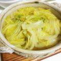 hibby's cooksnap of when they made 鶏がらスープで白菜大量消費鍋。。。　.