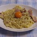 mamikippei's cooksnap of when they made ☆簡単濃厚カルボナーラ☆.