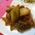 かわいいララちゃん's cooksnap of when they made ねぎとあぶらあげの味噌いため.